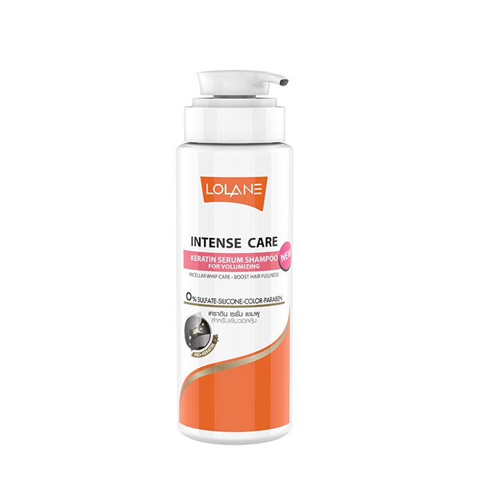 Lolane Intense Care Keratin Serum Shampoo For Volumizing 400ml