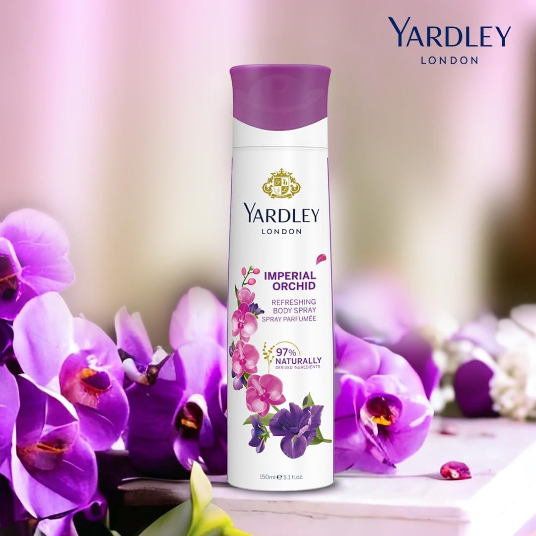 Yardley London Imperial Orchid Body Spray 150ml