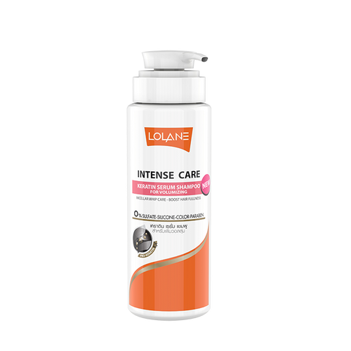 Lolane Intense Care Keratin Serum Shampoo For Volumizing 400ml