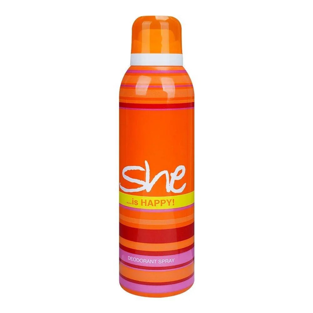 She Is Happy Deodorant Body Spray For Women 200ml